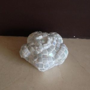 Fermijn Mozaïek Roos 9cm Wit