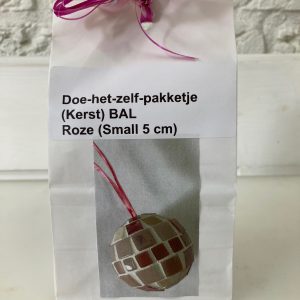 DIY pakket (Kerst) Bal (Small 5cm)