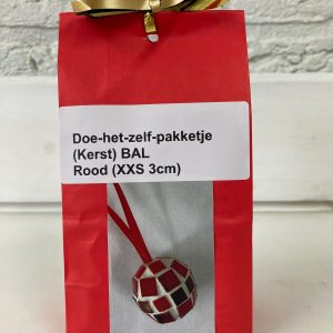 DIY pakket (Kerst) Bal (XXS 3 cm)